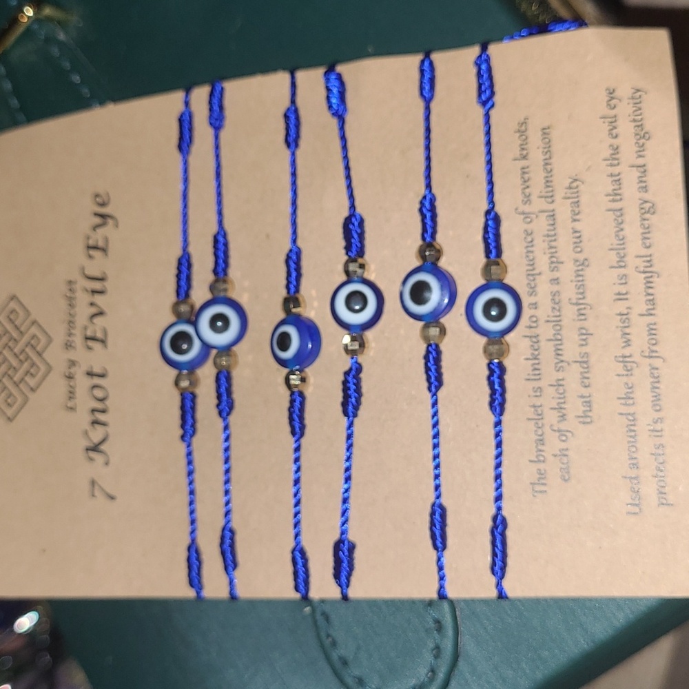 6 Evil Eye Bracelets